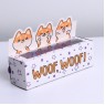 Коробочка для макарун «WOOF», 18 х 5,5 х 5,5 см 7166744