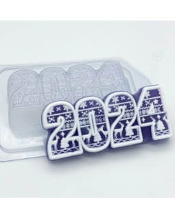 2024 / Скандинавский орнамент, форма для мыла пластиковая-foto2