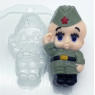 Малыш Солдат, форма для мыла пластиковая