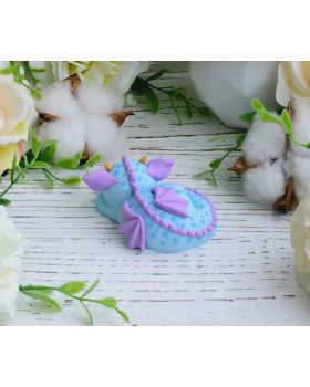 Силиконовая форма № 1762 Дракончик лежачий № 2-foto2