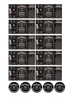 0 Наклейка Jack Daniels 76x41 (А4)