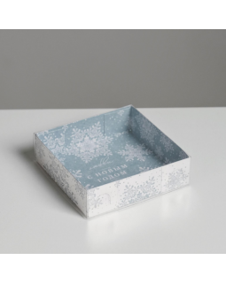 Коробка для кондитерских изделий «Let it Snow», 12 × 12 × 3 см