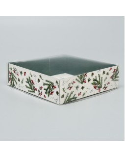 Коробка для макарун «Чудо обязательно случится», венок, 12 × 12 × 3 см-foto2