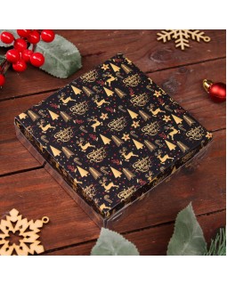 Коробка для печенья "Рождественская ночь", 12 х 12 х 3 см-foto2