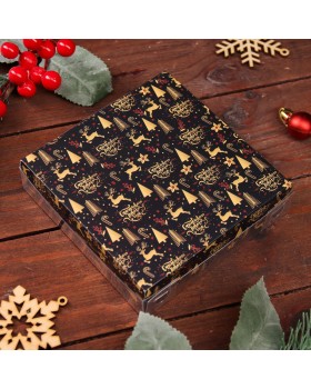 Коробка для печенья "Рождественская ночь", 12 х 12 х 3 см-foto2