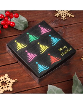 Коробка для печенья "Елка желаний", 12 х 12 х 3 см-foto2