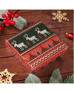 Коробка для печенья "Скандинавия", 12 х 12 х 3 см-foto2