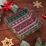 Коробка для печенья "Елочные украшения", 12 х 12 х 3 см