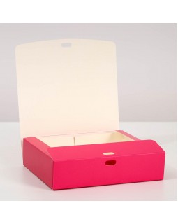 Коробка складная «Фуксия», 20 х 18 х 5 см-foto2
