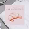 Открытка мини "Моей сладкой булочке" круассан, 7,5 х 7,5 см 10 шт