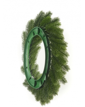 Венок новогодний большой зеленый 173.22-foto2