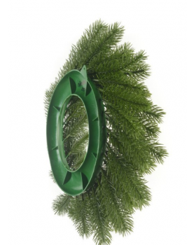 Венок новогодний большой зеленый 173.23-foto2