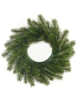 Венок новогодний большой зеленый 173.23-foto3